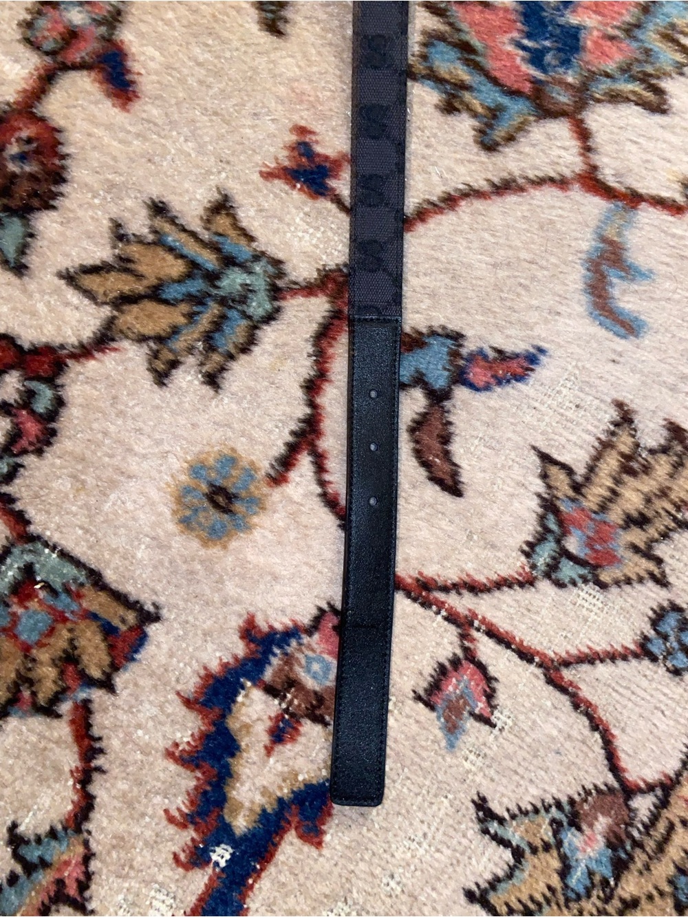 Gucci Black GG Monogram Belt | square G Buckle 🖤🖤 - Picture 8 of 13